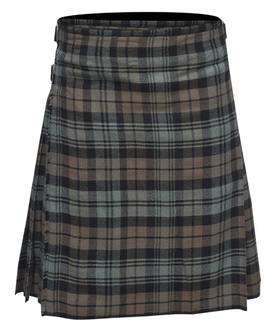 Men's 8 Yard Kilt for Men, Men's Deluxe Kilt, Scottish Tartan Kilt, Highland Wedding Kilt, Black Watch Weathered Kilt