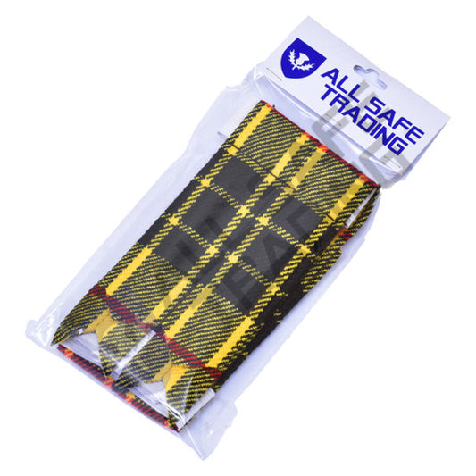 New Scottish McLeod of Lewis Tartan Kilt Flashes (Pair)