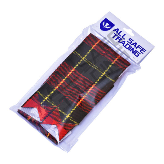 New Scottish Wallace Tartan Kilt Flashes (Pair)