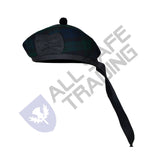 Scottish Black Watch Glengarry Hat with Red Pompom