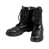 Scottish Black Leather Ghillie Boots Kilt Shoes UK Sizes 6-13
