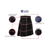 Authentic Scottish Men's Tartan Kilts - Highland Light Weight Value Kilt Embrace Your Heritage with Comfort Scottish National Tartan Kilt