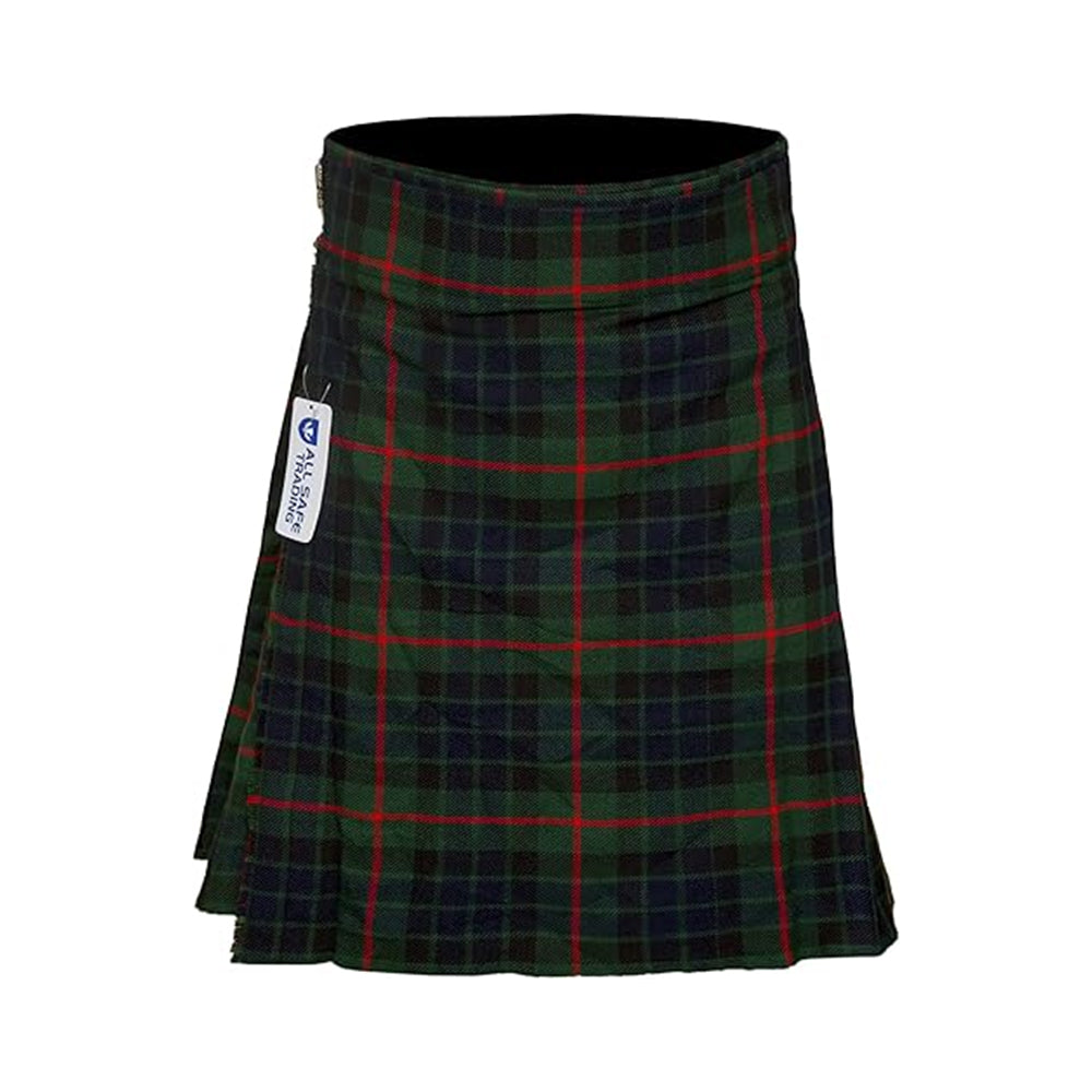 Authentic Scottish Men's Tartan Kilts - Highland Light Weight Value Kilt Embrace Your Heritage with Comfort Gunn Tartan Kilt