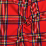 Scottish 13oz Tartan Plaid Fabric By The Yard - Royal Stewart Tartan