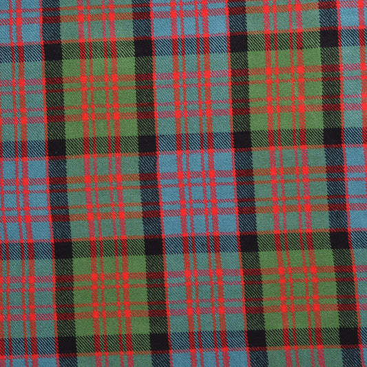 Scottish 13oz Tartan Plaid Fabric By The Yard - Macdonald Ancient Tartan