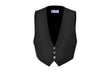 Prince Charlie Black kilt vest & Waistcoat