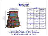 Men's 8 Yard Kilt for Men, Men's Deluxe Kilt, Scottish Tartan Kilt, Highland Wedding Kilt, Macdonald Ancient Kilt
