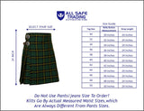 Men's 5 Yard Scottish Tartan Kilt, Highland Wedding Kilt, Wallace Hunting Tartan Kilt