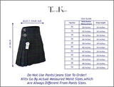 Men's 8 Yard Kilt for Men, Men's Deluxe Kilt, Scottish Tartan Kilt, Highland Wedding Kilt, Macdonald Kilt