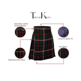 Authentic Scottish Men's Tartan Kilts - Highland Light Weight Value Kilt Embrace Your Heritage with Comfort Scottish National Tartan Kilt