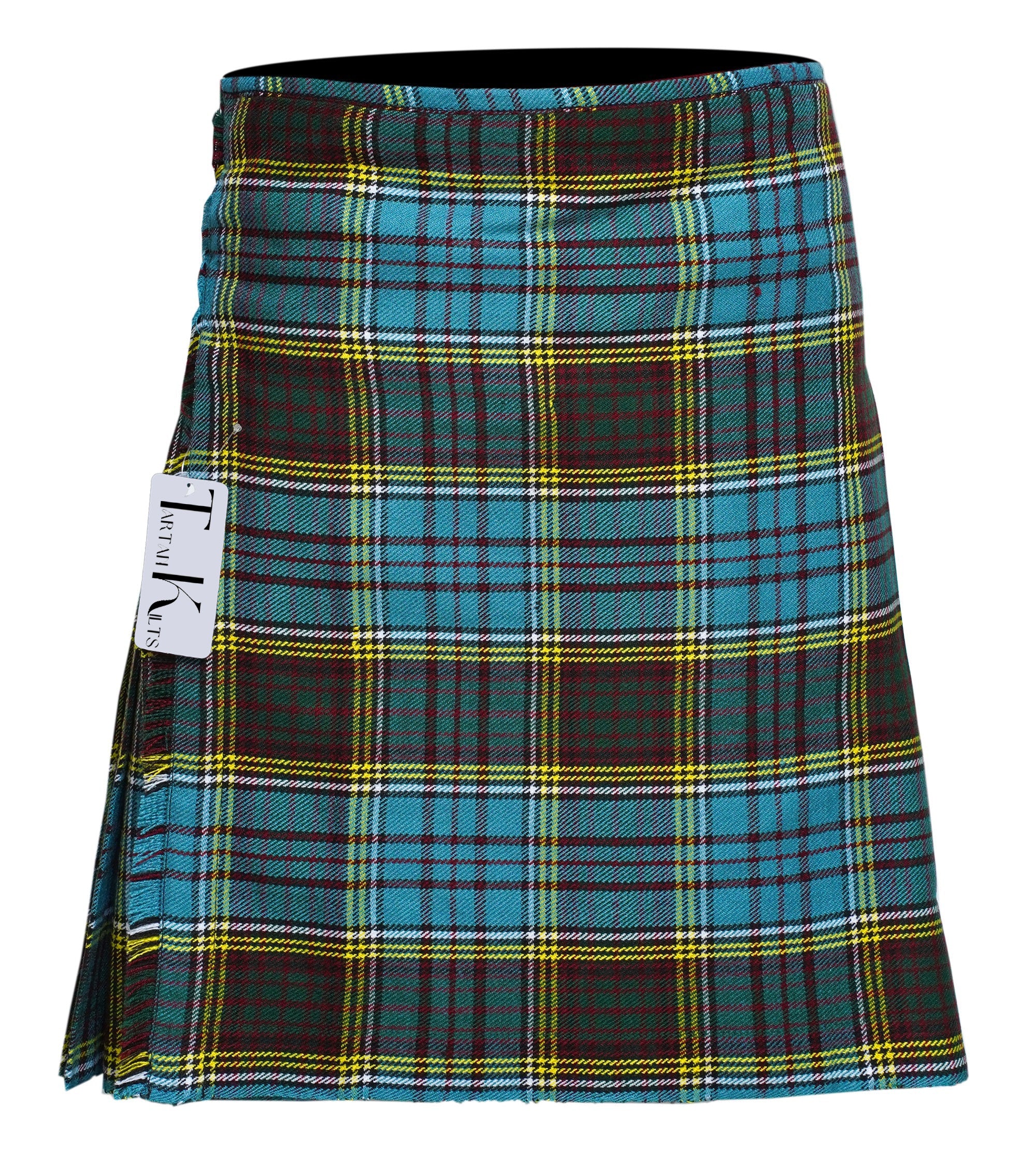 Men's 8 Yard Kilt for Men, Men's Deluxe Kilt, Scottish Tartan Kilt, Highland Wedding Kilt, Anderson Kilt