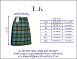 Mens Kilt for Sports, Our Golf Kilt Perfect for Traditional Scottish Clothing, Gunn Ancient Tartan Kilt