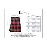 Authentic Scottish Men's Tartan Kilts - Highland Light Weight Value Kilt Embrace Your Heritage with Comfort Black Stewart Tartan Kilt