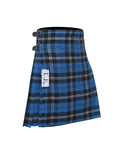 Scottish Traditional Tartan Kilt for Kids, Boys and Girls Toddler Kilts with Ease of Size - Blue Ramsay Tartan