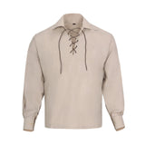 Scottish Beige Ghillie Jacobite Jacobean Shirt