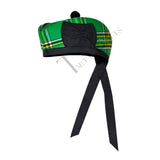 Scottish Irish Heritage Glengarry Hat with Red Pompom