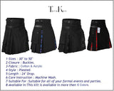 Men's Wallace Hunting Tartan Hybrid Kilt with Cargo Pockets, Utility Kilt
