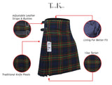 Men's 8 Yard Kilt for Men, Men's Deluxe Kilt, Scottish Tartan Kilt, Highland Wedding Kilt, Maclaren Kilt