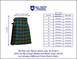 Men's 5 Yard Scottish Tartan Kilt, Highland Wedding Kilt, Muir Tartan Kilt