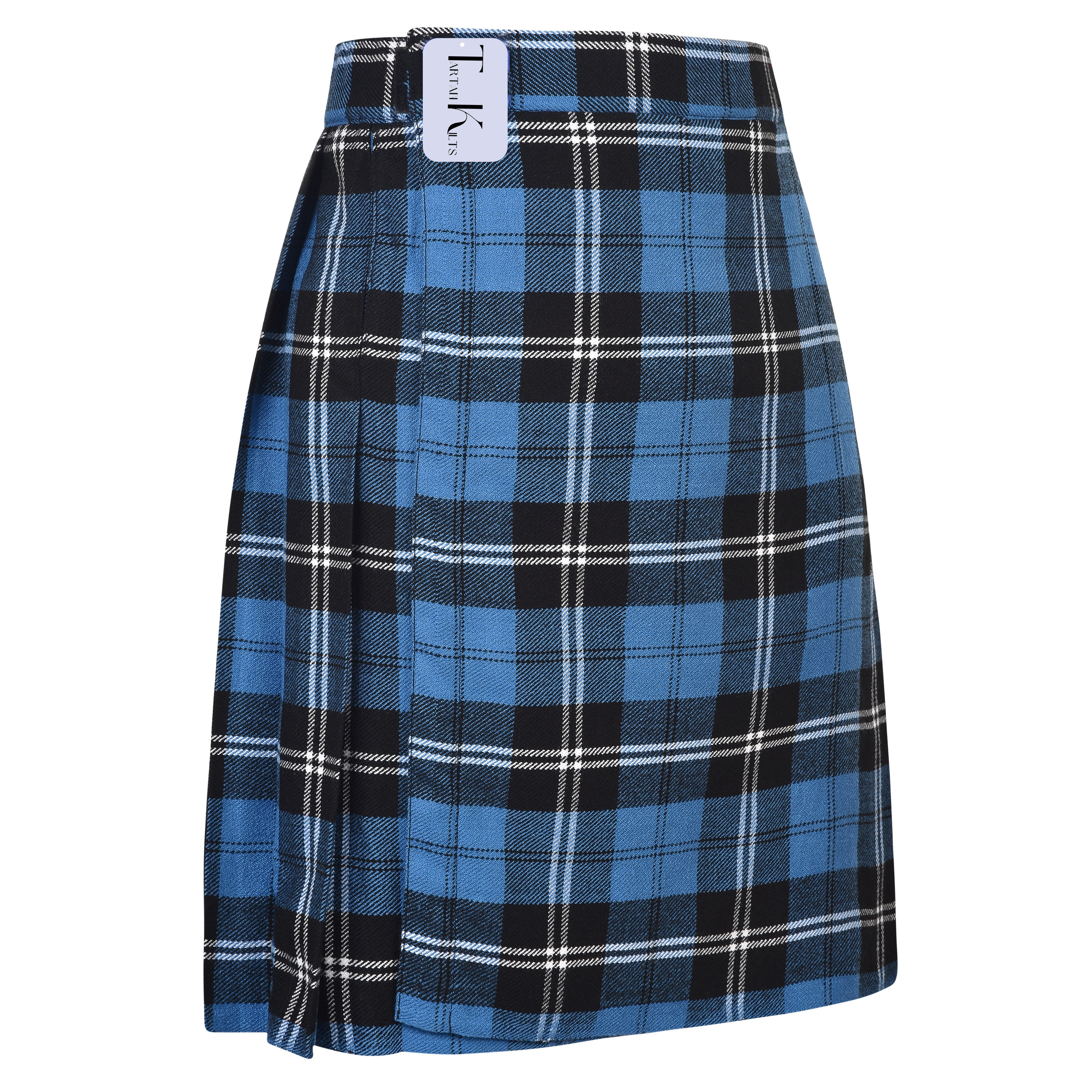 Mens Kilt for Sports, Our Golf Kilt Perfect for Traditional Scottish Clothing, Blue Ramsay Tartan Kilt