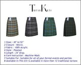 Mens Kilt for Sports, Our Golf Kilt Perfect for Traditional Scottish Clothing, Gordon Weathered Tartan Kilt