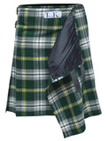 Men's 8 Yard Kilt for Men, Men's Deluxe Kilt, Scottish Tartan Kilt, Highland Wedding Kilt, St. Patrick Kilt