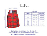 Mens Kilt for Sports, Our Golf Kilt Perfect for Traditional Scottish Clothing, Royal Stewart Tartan Kilt