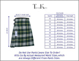 Men's 8 Yard Kilt for Men, Men's Deluxe Kilt, Scottish Tartan Kilt, Highland Wedding Kilt, St. Patrick Kilt