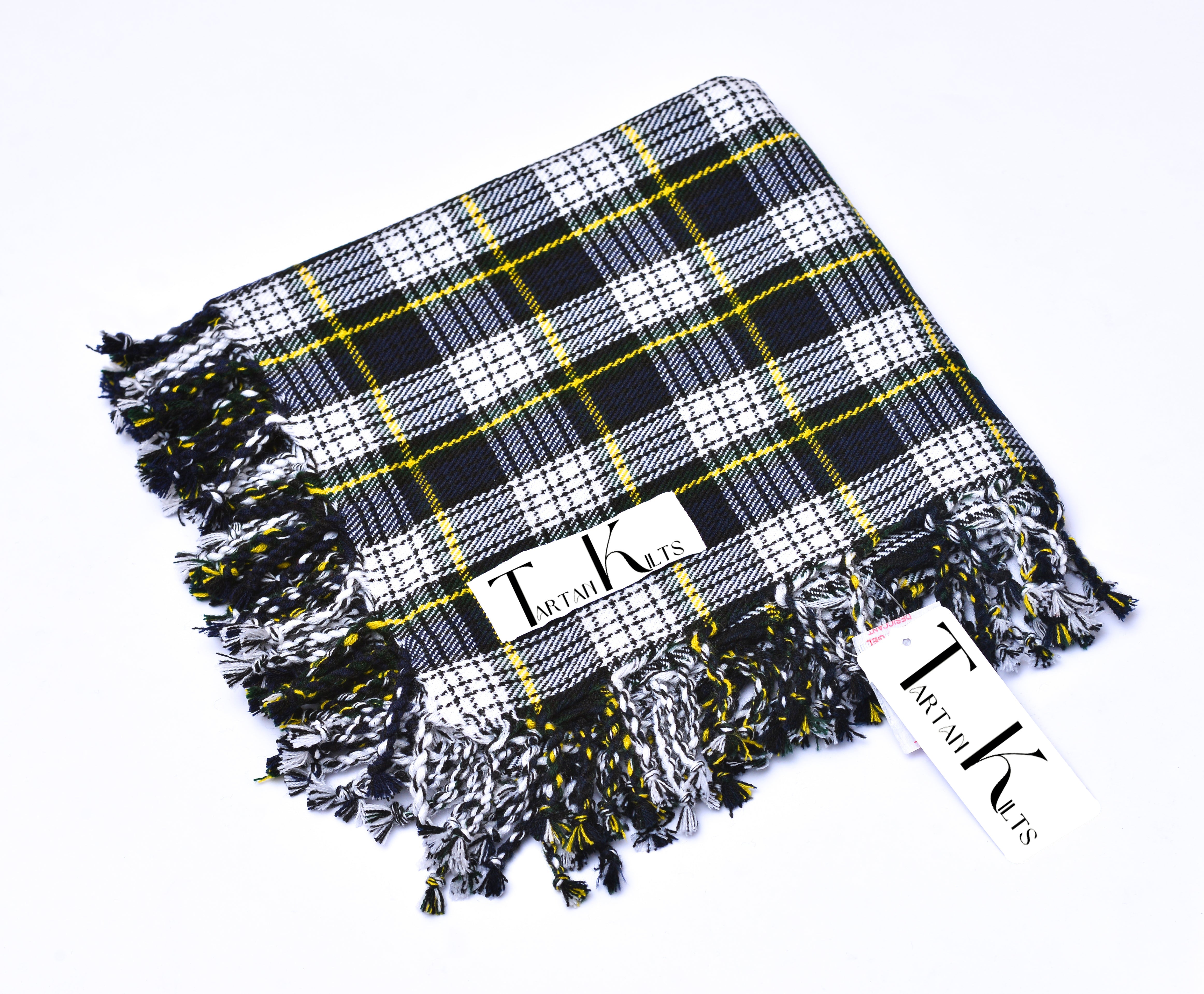 Scottish Men's Kilt Tartan Fly Plaid - Dress Gordon