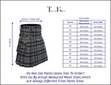highland granite tartan kilt sizes