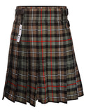 Men's 5 Yard Scottish Tartan Kilt, Highland Wedding Kilt, Mackenzie Weathered Tartan Kilt