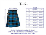 Blue Ramsay Tartan Kilt size