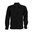 Scottish Black Ghillie Jacobite Jacobean Shirt