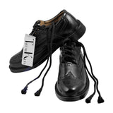 Scottish Black Synthetic Leather Ghillie Brogues Kilt Shoes UK Sizes 6-13