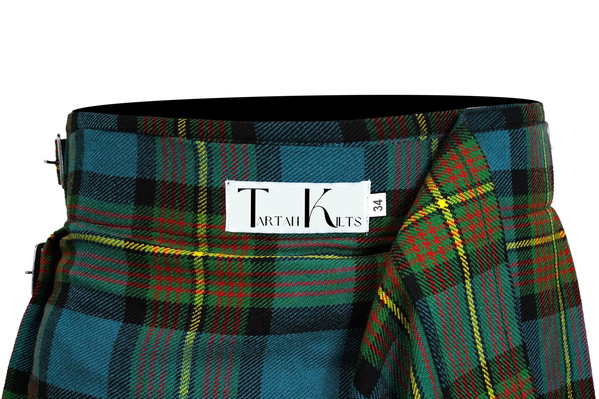 Men's 5 Yard Scottish Tartan Kilt, Highland Wedding Kilt, Muir Tartan Kilt