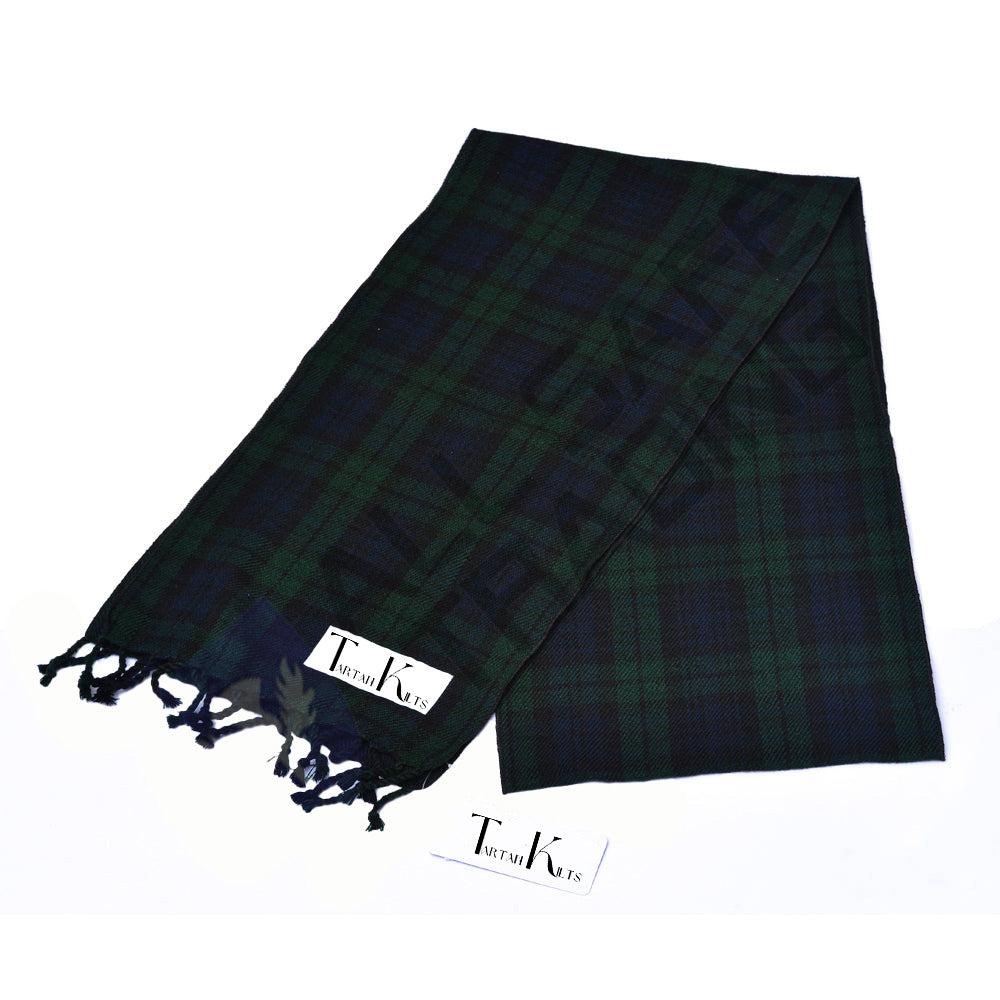 Scottish Women Tartan Sash Plaid - Black Watch