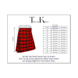 Authentic Scottish Men's Tartan Kilts - Highland Light Weight Value Kilt Embrace Your Heritage with Comfort Wallace Tartan Kilt