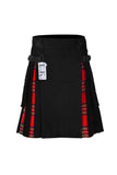 Men's Royal Stewart Tartan Hybrid Kilt with Cargo Pockets, Utility Kilt