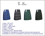 Mens Kilt for Sports, Our Golf Kilt Perfect for Traditional Scottish Clothing, Elliot Modern Tartan Kilt