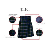 Authentic Scottish Men's Tartan Kilts - Highland Light Weight Value Kilt Embrace Your Heritage with Comfort Douglas Tartan Kilt