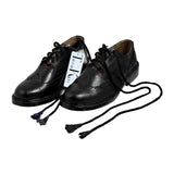 Scottish Black Leather Ghillie Brogues Kilt Shoes UK Sizes 7-12