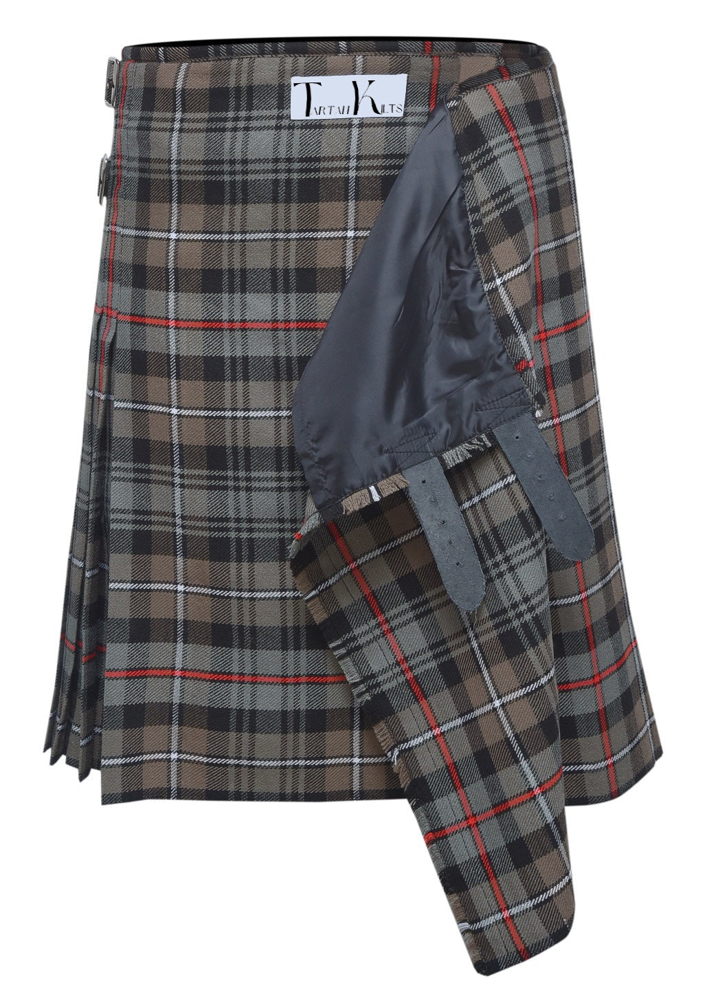 Men's 8 Yard Kilt for Men, Men's Deluxe Kilt, Scottish Tartan Kilt, Highland Wedding Kilt, Mackenzie Weathered Kilt