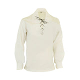 Scottish Off White Ghillie Jacobite Jacobean Shirt
