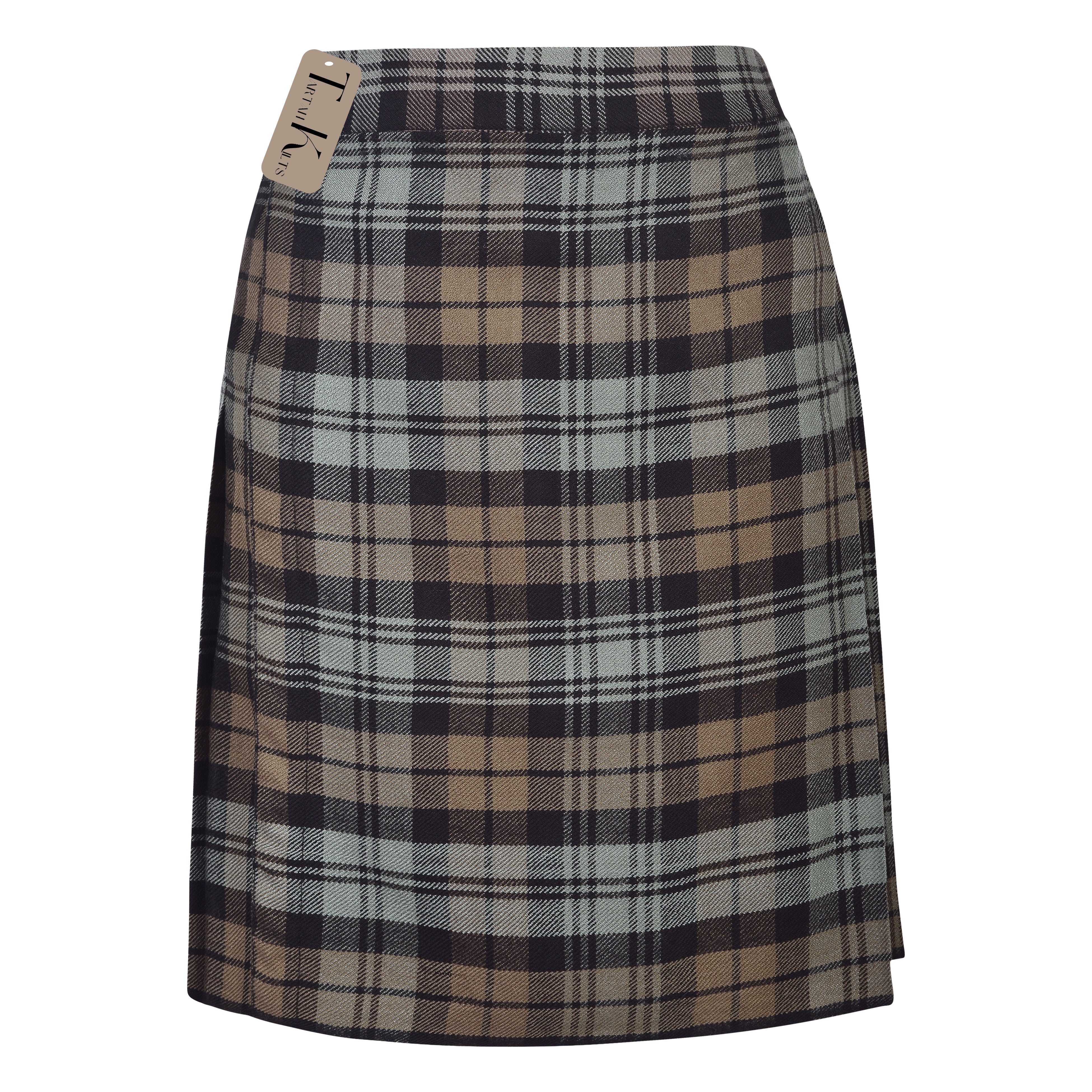 Mens Kilt for Sports, Our Golf Kilt Perfect for Traditional Scottish Clothing, Black Watch Weathered Tartan Kilt