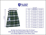 Men's 8 Yard Kilt for Men, Men's Deluxe Kilt, Scottish Tartan Kilt, Highland Wedding Kilt, St. Patrick Kilt