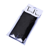 New Scottish Black Tartan Kilt Flashes (Pair)