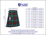 Men's 8 Yard Kilt for Men, Men's Deluxe Kilt, Scottish Tartan Kilt, Highland Wedding Kilt, Ross Hunting Kilt