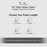 Scottish 16oz Tartan Plaid Fabric By The Yard - Mackenzie Tartan