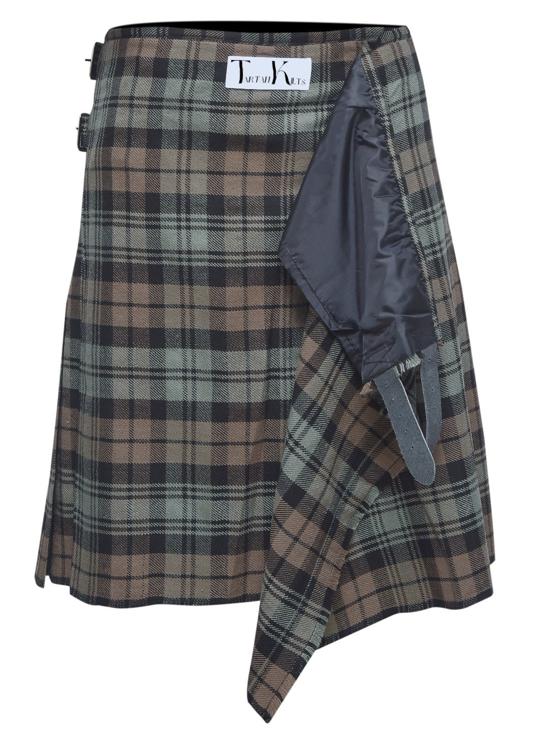 Men's 8 Yard Kilt for Men, Men's Deluxe Kilt, Scottish Tartan Kilt, Highland Wedding Kilt, Black Watch Weathered Kilt
