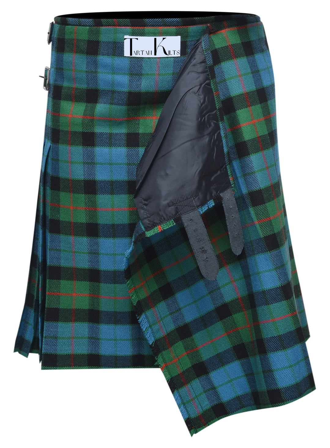 Men's 8 Yard Kilt for Men, Men's Deluxe Kilt, Scottish Tartan Kilt, Highland Wedding Kilt, Gunn Ancient Kilt